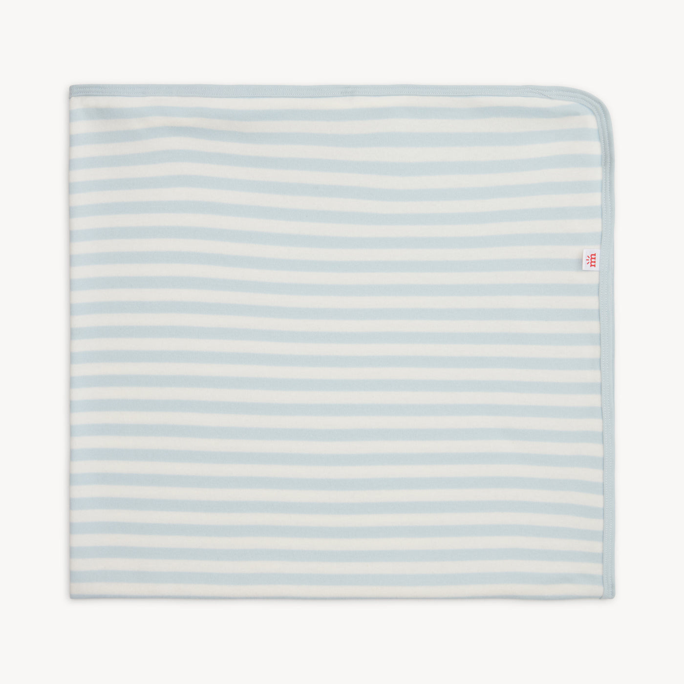 Blue Stripe Organic Baby Blanket